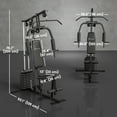 thumbnail image 3 of Soozier Home Gym Equipment, Multifunction Workout Machine with 99lbs Weight Stack for Back, Chest, Arm, Legs, and Full Body Workout, 3 of 10