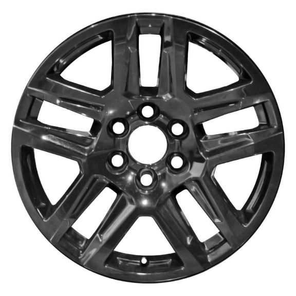 Remanufactured Painted Gloss Black Aluminum Wheel 20 x 9 fits 2019-2025 Chevrolet Silverado 1500