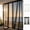 💖 Black_Hot#185, variant on Extra Wide Waterproof Outdoor Curtains for Patio Porch Balcony, Black Voile Mesh Netting with Grommets, Lightweight Screen for Pergola Terrace 79×95 inch