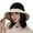 Beige, variant on Prolriy Sun Hats for Women Sun Hat Beach Sun Hat Hollowed Out Bow Hat Sun Visor Fisherman's Hat Beach Hats for Women Beige