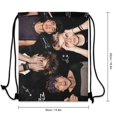 thumbnail image 3 of 5 Seconds of Summer 5Sos Drawstring Bags Lightweight Shoulder Backpack High Capacity Sport Bag Gym Sack Beach Daypack for Men Women, 3 of 8