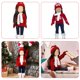 thumbnail image 2 of KAKOWELY 1 juego de ropa navideña para muñeca, adorable suéter navideño, bufanda y gorro, ropa de vestir para muñeca., 2 of 5