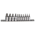 thumbnail image 1 of 11 Pcs 1/4 & 3/8"DR BIT PENTACLE, 1 of 4