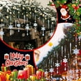 thumbnail image 4 of Dalrosia 32PCS Crystal Christmas Ornaments Crystal Hanging Snowflakes Acrylic Xmas Tree Icicle Drop Crystal Decorations with Hooks for Christmas Snow Party Winter, 4 of 6