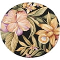 thumbnail image 2 of Safavieh Chelsea Ema Floral Area Rug, Black, 5'6" x 5'6" Round, 2 of 12