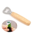 thumbnail image 6 of Bottle Opener with Wooden Handle, Bottle Openers, Wooden Handle Stainless Bottle Openers, Cider, Soft Drinks -Wood Handle Handheld, 6 of 6