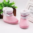 thumbnail image 5 of hirigin Winter Girl Boy Shoes, Anti-Slip Home Warm Plush Casual Party Patchwork Plush Drawstring Boots Shoes, 5 of 6