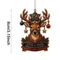 thumbnail image 3 of Christmas Decorations,250 Anniversary Usa Hanging Ornament,250 Years Commemorative Christmas Tree Decor,Metal Keepsake Gift for Christmas,250Th Anniversary Christmas Ornament 1776-2026,Z-A, 3 of 6