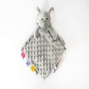 Kidsy Joy,  Baby, Toddlers, Boys, Girls Soother (Security) Blanket with Colorful Tags 0 Month -2 Year Elephant