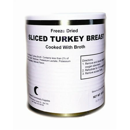 Military Surplus Freeze Dried Turkey Breast #10 (Best Grocery Store Turkey)