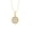 14K Yellow Gold, variant on Fine Jewelry Sterling Silver Lab-Grown Diamond Cluster Pendant for Women with Silver Cable Chain Necklace (1/10 cttw, VS1 Clarity, D-F Color) 18inch
