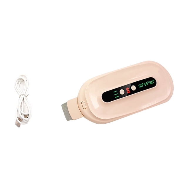 Smart Heating and Vibration Massage Belt for Menstrual Relief Wireless Charging Adjustable Portable Warm Care for Women's Health and