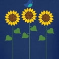 thumbnail image 3 of CafePress - Sunflower Garden Bird T Shirt - Dark T-Shirt Kids XS-XL, 3 of 4