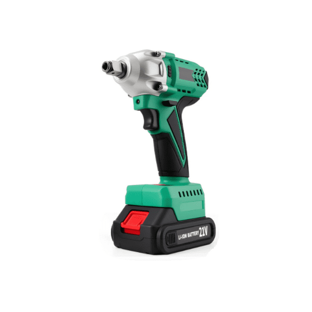 Pistola De Impacto Inalámbrica Llave Eléctrica Taladro 2pilas Malubero Verde