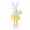Yellow, variant on Easter Bunny Plush Toys Decorations Easter Bunny Stuffed Animal Cute Rabbit Plush Easter Basket Stuffers Gifts Party Decor Home Table Decorations