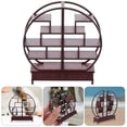 thumbnail image 1 of 1Set Brown Round Shelf Wall Decor 3.93X3.54X0.83In Abs Material Diy Enthusiasts, 1 of 9
