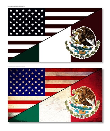 USA Flag Bumper Stickers Pack Of 2 – 3" Vinyl Decals For Cars, Windows & More