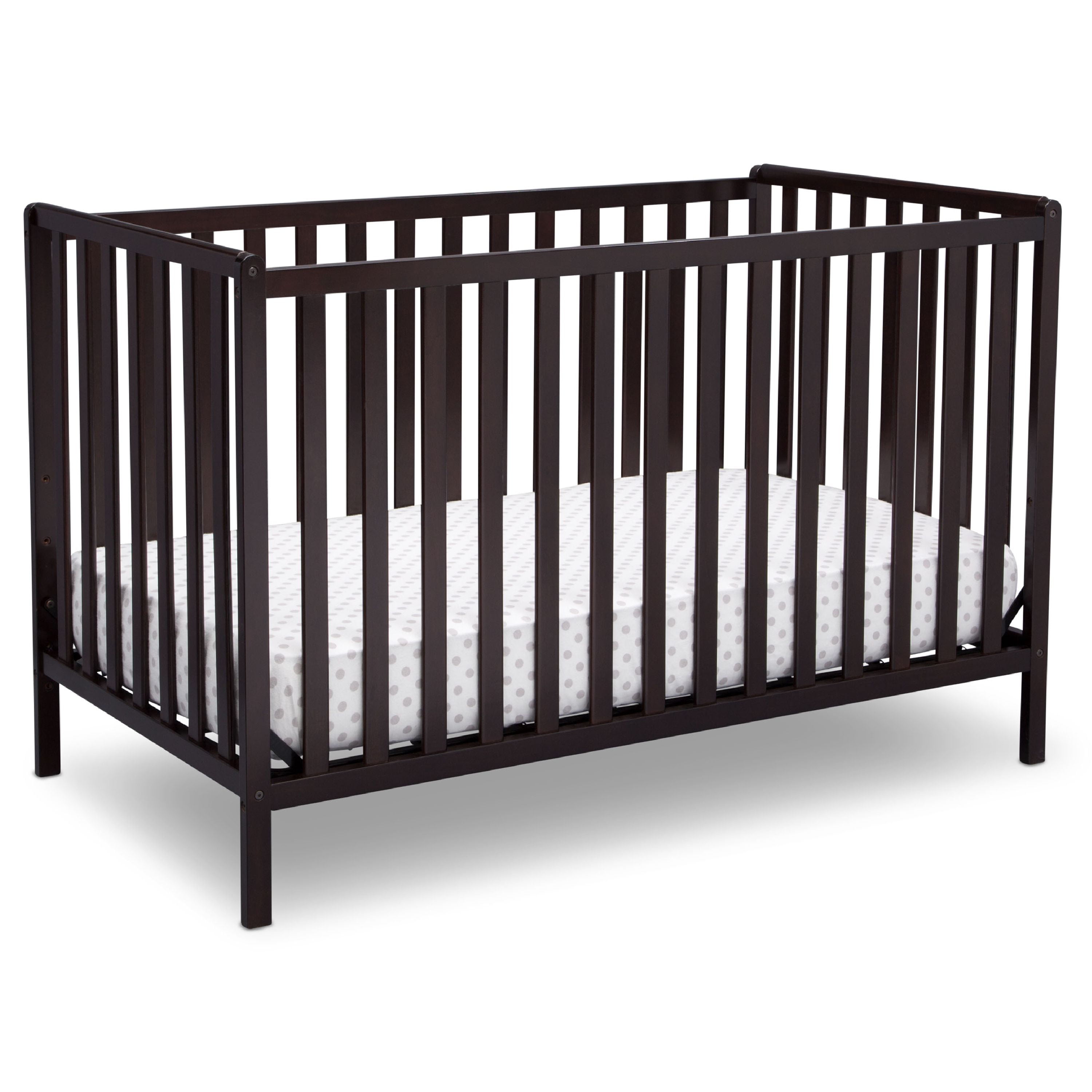 Cocoa Bean Brown Child Craft Rylan 4-in-1 Convertible Baby Crib 