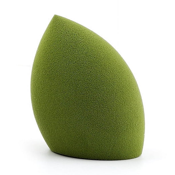 Nvzi Juego de 10 esponjas de belleza, esponja para difuminar maquillaje líquido y en crema, esponja para base de maquillaje natural, verde A15