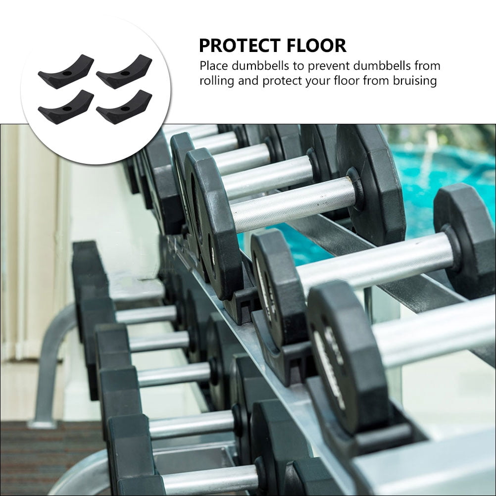 Zoyueyie 20 Pcs Dumbbell Saddles Plastic Dumbbell Cradles Replacement Dumbbell Racks