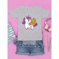 thumbnail image 3 of Cute Unicorn And Pumpkin Pals T-Shirt Juniors -Image by Shutterstock,  Medium, 3 of 4