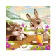 thumbnail image 1 of Cuadros Decorativos Kit de pintura de diamante 5D, bricolaje, conejos, zanahoria, taladro redondo completo, mosaico, decoración de Pascua Likrtyny embutido en tela, 1 of 9