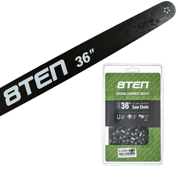 8TEN 36" Chainsaw Guide Bar & Chain .050 3/8 114DL for Stihl MK1010286