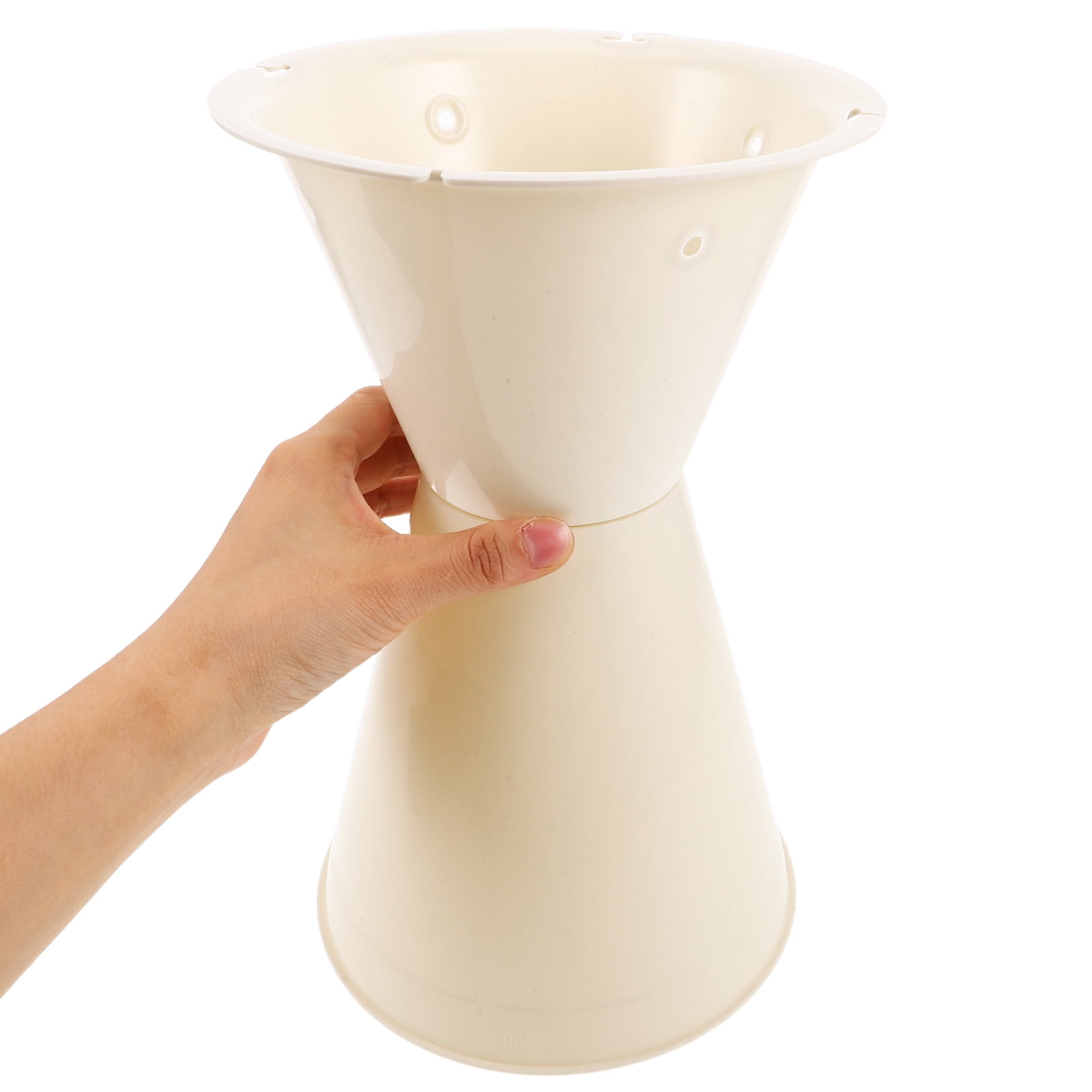 FOMIYES White Plastic Portable Flower Bouquet Insert for Floral Arrangements and Decorative Use