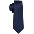 thumbnail image 4 of Set de corbatas Barry.Wang de seda a cuadros, 150 cm, con gemelos, 4 of 5