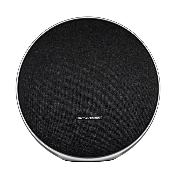 Harman Kardon Onyx Studio 9 - Portable Stereo Bluetooth Home Speaker with Built-in Battery and USB Charging, self-Tuning, and Multi-Speaker Connection by Auracast - Black