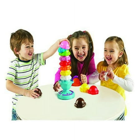LER6958 Sky High Scoops Colorful Count & Stack Electronic Learning Game