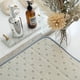 thumbnail image 5 of Alfombra de baño de espuma, tapete de baño con relieve, absorbente, lavable, antideslizante, grueso, suave y cómodo, ideal para zonas de alto tránsito, decoración del hogar, piso de baño,, 5 of 8