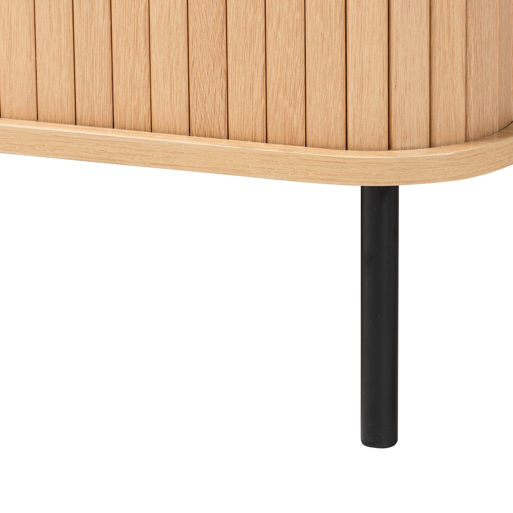 Baxton Studio Lucia Mid-Century Sideboard, 55", Light Oak