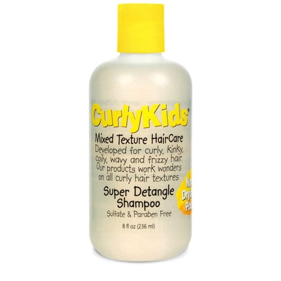Curly Kids Super Detangle Shampoo for Gentle Cleansing Easy Detangling and Frizz Control 12Oz (360ml)