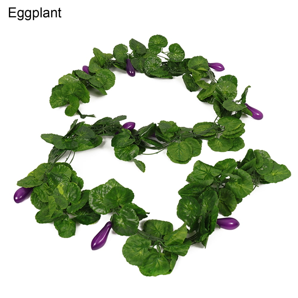 Hhdxre 5pcs/String Artificial Fake Fruits/Vegatable Vines Hanging Plant