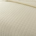 thumbnail image 3 of St. James Home Velvet Trim Microfiber Bed Blanket, Winter White, King, 3 of 4