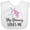 AA-White, variant on Inktastic Grammy Loves Me Unicorn Girls Girls Baby Bib