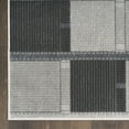thumbnail image 4 of Nourison Nordic 5' x 7' Grey Black Modern Indoor Rug, 4 of 8