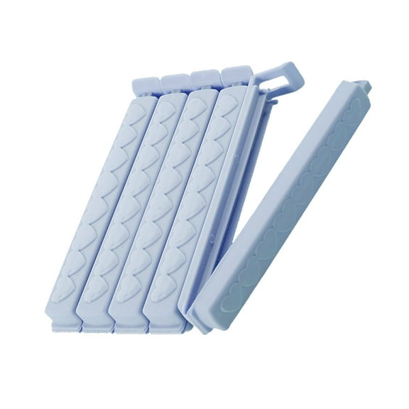 WORGEOUS 5 Pcs Sealable Heat Seal Bags for Candy 10.00X1.30X1.20CM Blue