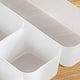 thumbnail image 3 of Caja organizadora de cajones de 4 Uds., caja de almacenamiento de plástico esmerilado Compatible con caja de almacenamiento de escritorio para cosméticos, sol para sala de estar, 3 of 5