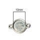 thumbnail image 5 of 50 piezas figuración de bandeja ector de cabujón de dos cara Configuración ector de bisel orificio de Gloria Joyería en blanco del Cabochon, 5 of 7