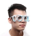 thumbnail image 4 of Gafas antimareos, Gafas para el mareo del coche, Gafas para el mareo, Alivio para el mareo, Gafas antináuseas portátiles ultraligeras, Blanco, 4 of 5