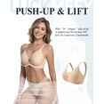 thumbnail image 2 of LUCKMEEY Wireless Mesh Bras for Women Seamless Full Coverage Push up Bra Plus Size, 2 of 6