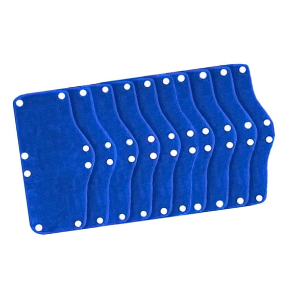 Abbracc 10 Pcs Bandeau Anti-Sueur pour Remplacement de Casque de Sécurité Absorbant la Sueur Confortable Bande Fraîche Bleu