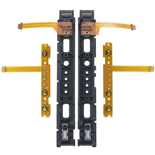 Replacement LR Slide Left Right Slider Rail with SL SR Flex Cable for Nintend Switch NS Joy-Con JoyC