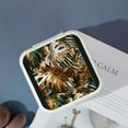 thumbnail image 4 of Autua Leaves Gold Jungle Jewelry Box for Necklace, Ring, Earring - Compact Travel Case White, 4 of 5