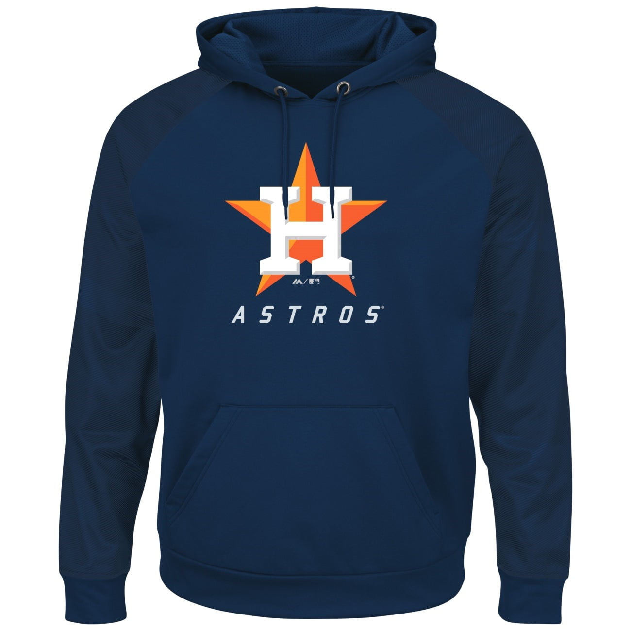 Houston Astros MLB Majestic Men's Navy Blue "Armor" Authentic Tonal Therma Base Fleece Hoodie by Majestic