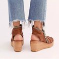 thumbnail image 5 of Sandalias de cuña de caña alta de moda de verano Sandalias romanas de boca de pez de suela gruesa Wmkox8yii sa4750, 5 of 5