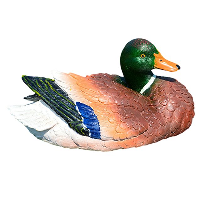 xiaxaixu Pond Floating Duck Outdoor Fake Resin Duck Decoy Garden Statue for Patio Lawns Pool Decorations