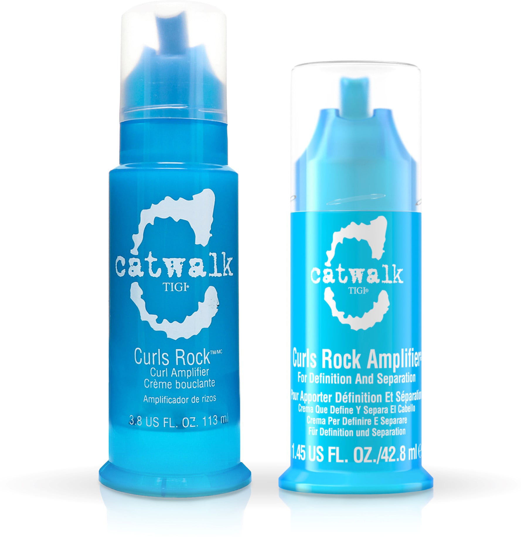 Ordinere øverste hak metodologi TIGI Catwalk BLUE Curls Rock Amplifier Bundle - Walmart.com